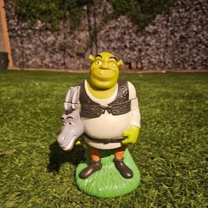 Shrek and Donkey Figurine - Green and Gray
